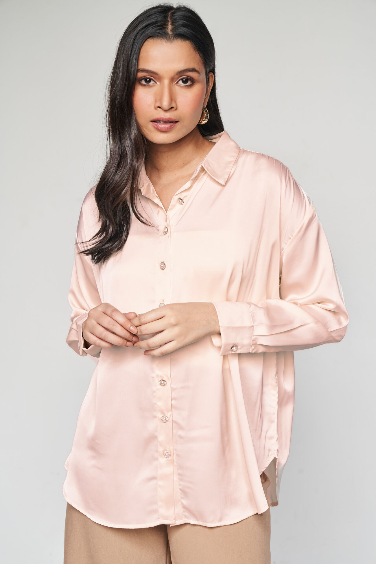 Creamy Cloud Shirt, Cream, image 1